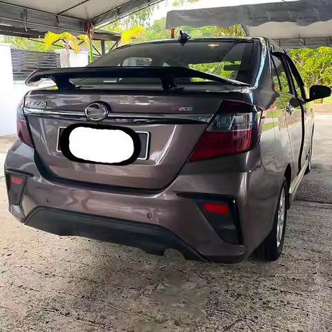 For Perodua Bezza Sedan 2016-2025 Year GT Spoiler Wing ABS Plastic Car Trunk Rear Tail Lip Accessori