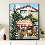 painting by number painting by number with frame paint by number 數字油畫 canvas painting