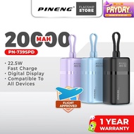 [NEW] Pineng PN-739SPD 22.5W 20000mAh Portable Powerbank w/ Fast Charge Detachable Cables PN739S