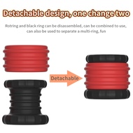 Removable Silicone Scrotal Restraint Ring for Male Adult Products, Male Long-lasting Erection and Extended Sexual Intercourse Time Toy for 18+users and Above