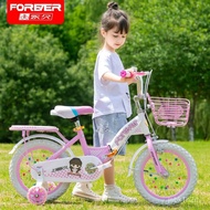 ST/🏅Permanent Children's Bicycle3-6Year-Old Children's Bicycle Children's Bicycle Girls Princess Car Foldable Baby Bicyc