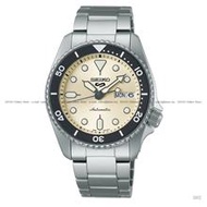SEIKO 5 Sports SRPK31K1 KX Midi Mono Automatic 38mm SS Bracelet Cream