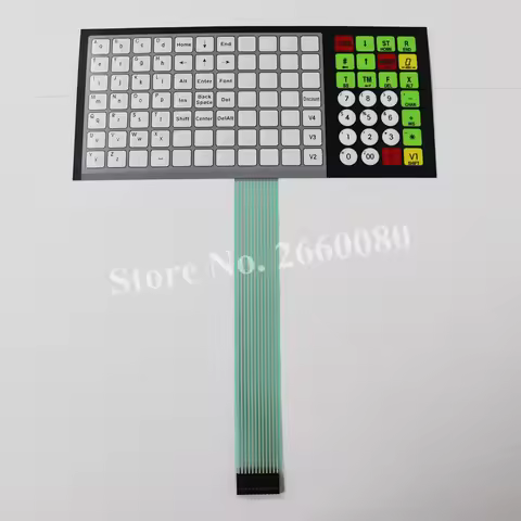 Brand New 8442 Keyboard For Mettler Toledo RL00 3610 3650 3950 Scales English Version