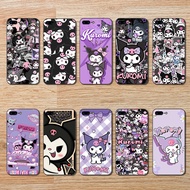 Fashionable soft black phone case for OPPO F1s  F1 Plus f5 f7 f9 f11 Pro Neo 9 R9S BF40 Kuromi Phone