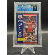 ** SQC 9 MINT Michael Jordan 1991-92 Fleur 375 "Team Leader" HOF Basketball Card**
