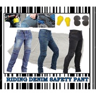 MOTORBIKE KOMINE DENIM JEAN PANT WITH KNEE PADS KMN 718