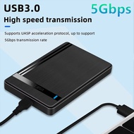 2.5" External Hard Drive Enclosure USB 3.0 Hard Disk Case 6TB Supports 7mm 10mm SATA SSD HDD For Lap