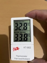 魚缸溫度計🌡️（有埋室溫顯示）