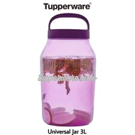 Tupperware Universal Jar 3L 1Pc ungu toples cemilan kripik makanan kue kering wadah air sirup es buah tempat plastik murah promo diskon