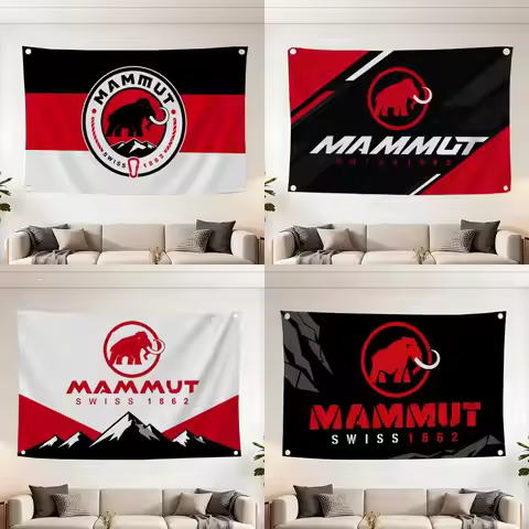 M-Mammut Flags flag For Living Room Home Dorm Decor Wall Outdoor Camping Party Banner Gifts