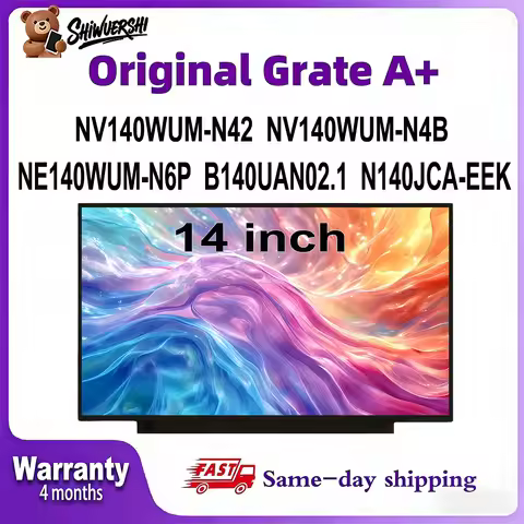 Wholesale 14" Slim Laptop Lcd Screen Monitor Panel NV140WUM N42 NV140WUM N4B NE140WUM N6P B140UAN02.