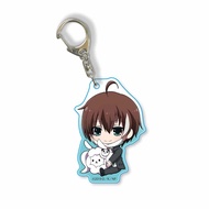 Iride Inaba Yuzu Karin Zakuro Naka no Hito Genome Keychain [Jikkyochu] Backpack Bag Decoration Acces