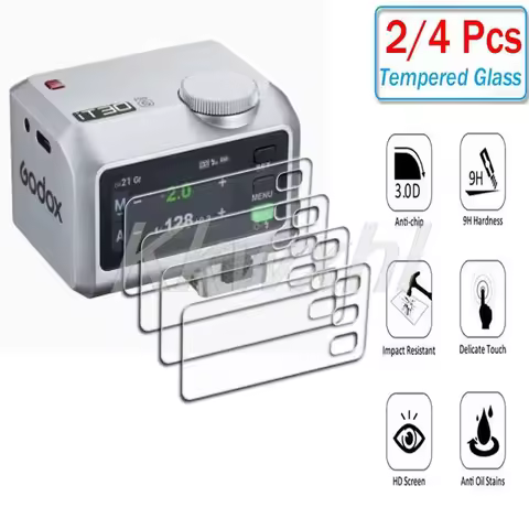 2-4PCS 9H HD Tempered Glass For Godox iT30 Pro ON GodoxiT30Pro iT30Pro Camera Flash 2.8" Touchscreen