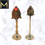 VEL AND OM STAND/MURUGAN VEL/BRASS VEL/POOJAI/PRAYERS/GIFT