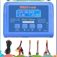 Lipo Battery Charger B6AC Model Charger Smart Digital Charger for 1S-6S LiPo Life Li-Ion 1-15S NiCD 