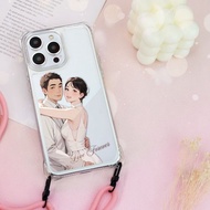 【似顏繪】朋友 情侶 閨蜜 來圖客製 手機掛繩殼 防摔殼 生日禮物