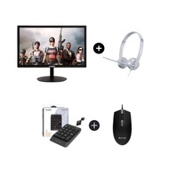 Freebie/Not For LED Monitor 20" 60Hz+Lenovo Headset+Am103 Mouse+A4Tech Numpad