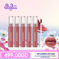 Romand [PACK TIẾT KIỆM 35%] 5 Son Tint Nước Romand Siêu Lì, Lâu Trôi Glasting Water Tint 4g