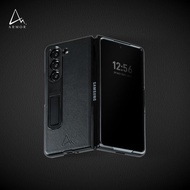 ARMOR Samsung Galaxy Z Fold 5 全真皮電話保護殼_午夜黑