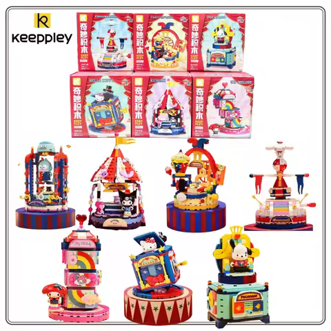 Inventory Keeppley Sanrio Building Blocks Magic Circus Kuromi Wonderful Building Blocks Hello Kitty 