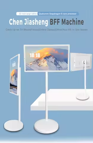 22 24 27 32 Inch Portable Smart Android TV with Touch Screen 128GB Rechargeable LCD inet for Graphic