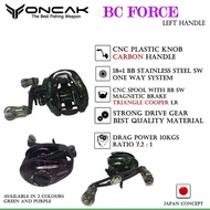 BC ONCAK REEL Force RATIO 7.2:1 DRAG CLICKER