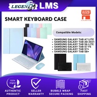 Smart Keyboard Case with Wireless Mouse Compatible for Samsung Tab A7 Lite / Tab A8 / Tab S6 lite / Tab S7 FE