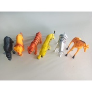 Pangs ANIMALS / Wild Animal Rubber Animal FiGure Toys - 6 Pcs Animals - Children's Toys