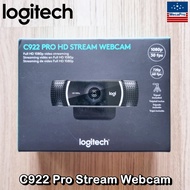 Logitech® C922 Pro Stream Webcam โลจิเทค เว็บแคม สำหรับการสตรีมโดยเฉพาะ 1080P Camera for HD Video Hy