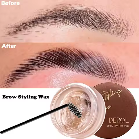 1pcs 3D Eyebrow Styling Cream Makeup Long Lasting Natural Quick-drying Wild Brow Pomade Setting Gel 