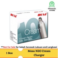 Cream Charger MOSA N2O Cream Charger 10PCS Halal - Whipping Cream Gas Chargers Kitchen Tools Ready S