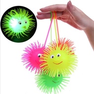 Squishy Ball LED Jellyfish Model Silicone Kids Toys Anti Stress Puffer Ball