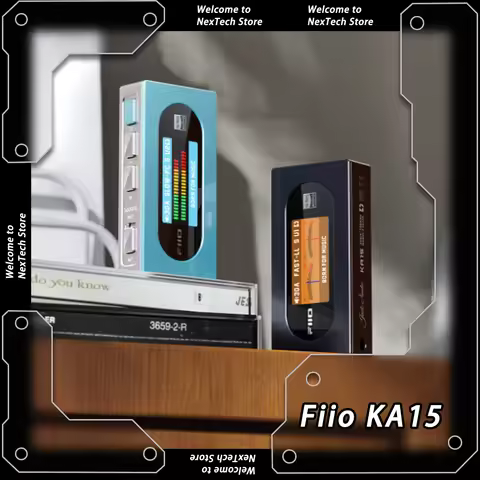 Fiio KA15 Portable Headphone Power Amplifier HIFI Sound Quality USB DAC Headphone Amplifier 3.5mm 4.
