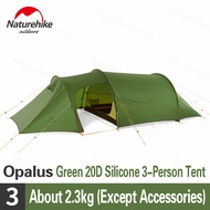 AHGBW Naturehike ใหม่ Opalus เต็นท์แคปปิ้งทรงอุโมงค์2-4คนเต้นท์เดินทางเบามากสำหรับครอบครัว4ฤดู15D/20
