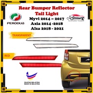 Perodua Myvi Alza Axia - Rear Bumper Reflector Light Bar / Safety Brake Light Bar / Lampu Malam