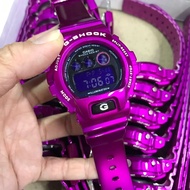 Gshock Purple DW6900 CC6 Cermin Kaca Autolight Premium 1 to 1 Digital Watch Jam tangan Copy Ori