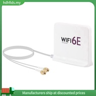 [in ]Portable 2.4G/5G/6G WiFi 6E Antenna with Cable Indoor Wireless Antenna with Magnetic Bottom for