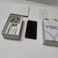 Second Hp Vivo Y50 8/128Gb Fullset Mulus Net Grab/Gosend