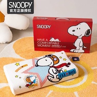 Snoopy Natural Latex Pillow With Washable Pillow Case For Kids Toddler Pillow For Children Made In Thailand Home Bedding