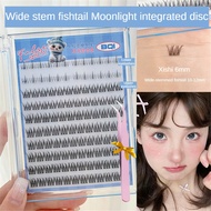 【Free tweezer】Super sticky Eyelashes BQI Self-adhesive false eyelashes 10rows Upper and lower lashes