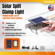 Solar Outdoor Light Solar Motion Sensor LED Clip Light Split-Design Adjustable LED solar light