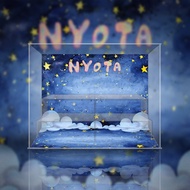 กล่องแสดง Acrylic Nyota ของเล่นสะสม ใสสูง พลาสติก PC สำหรับเก็บของเล่นตุ๊กตาและของเล่นตัวการ์ตูน