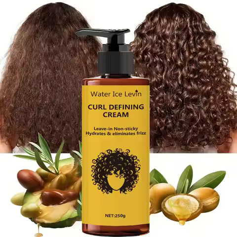 Viral Curl Definition Cream: Tames Frizz + 72H Shine | Weightless Leave-In Formula