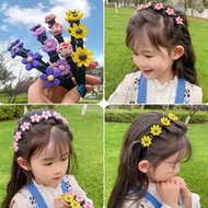 Girls Flower Hair Band Floral Hair Hoop Cute Cartoon Hairband for Kids Hair Accessories