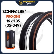 SCHWALBE PRO ONE 30-349 / 16 x 1.35 Tire trifold
