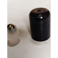 Spot Goods#Roll-on Bottle Cap Universal Bottle gold Electrochemical Aluminum Cap Black White Plastic