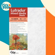 Lutradur (R) Mixed Media Sheets - 10 Sheets, 8 1/2" x 11" * 5 Regular (70 Gram by C&T Publishing (UK