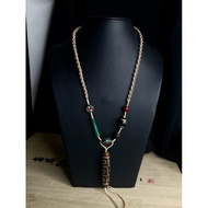 Dzi necklace - 9-eyed Thien Chau