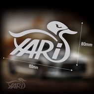 XIII _ TOYOTA YARIS Duck Duck Shape Car Sticker