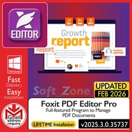 Foxit PDF Editor Pro 2025.3.0.35737 - Create, Manage, Convert, OCR, ESign & Edit PDF Documents | Win
